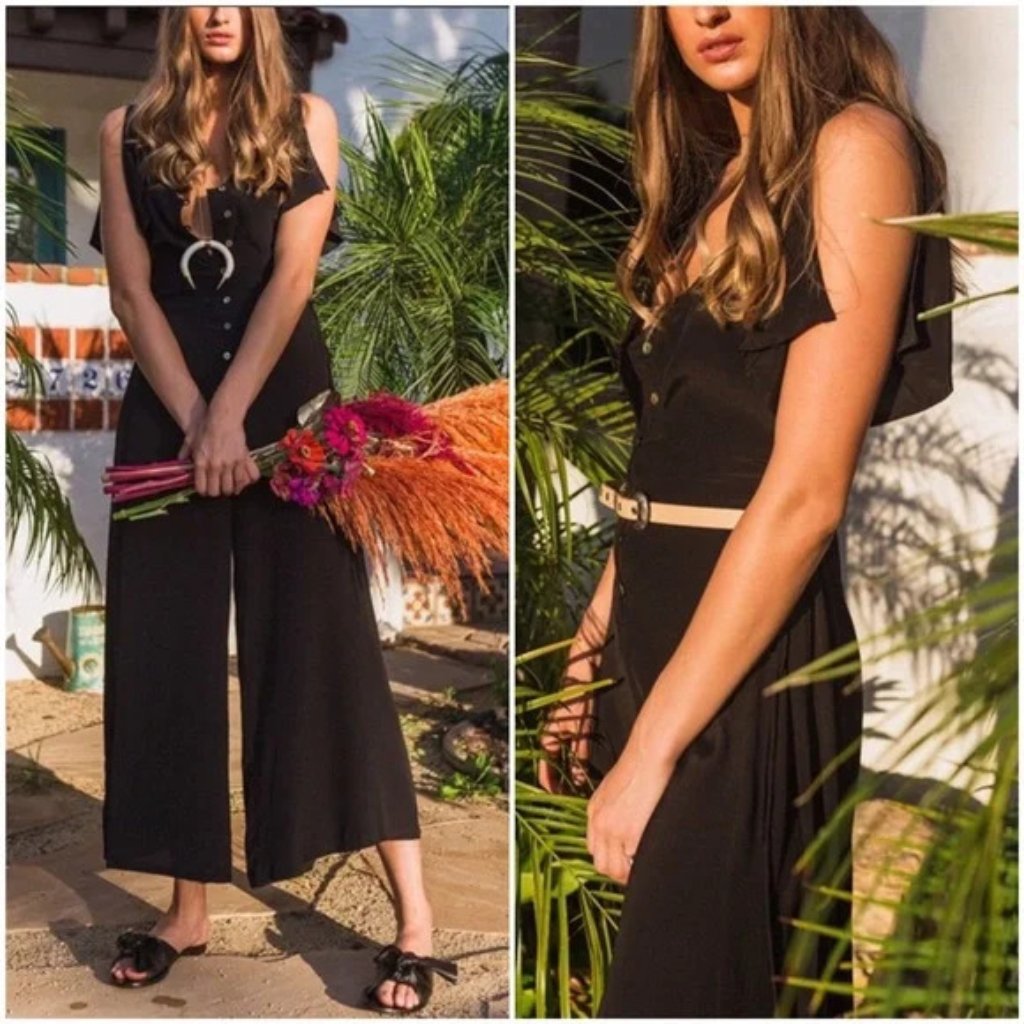 Nwt Cleobella Bisset Jumpsuit In Garnet. Sz S.